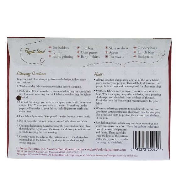 VTG Iron On Embroidery Patterns Stitcher's Revolution SR20 Sweet Treats T Shirts - Picture 2 of 2